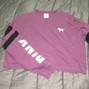 VS PINK cropped long sleeve!